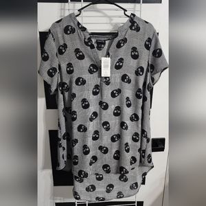 Torrid Skull Blouse